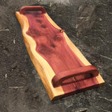 Live Edge Charcuterie Board With Handles